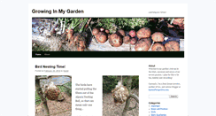 Desktop Screenshot of growinginmygarden.com