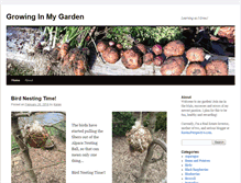 Tablet Screenshot of growinginmygarden.com